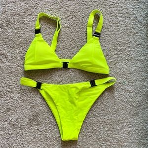 Neon green/yellow bikini